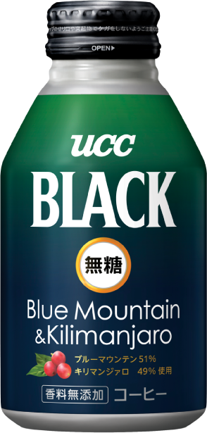 BLACK無糖 ブルーマウンテン&キリマンジァロ リキャップ缶 375g