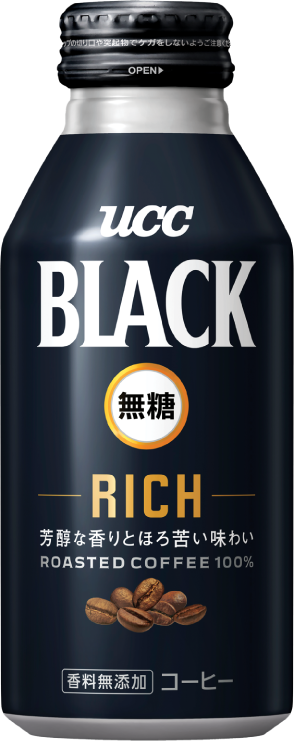 BLACK無糖 RICH リキャップ缶 375g
