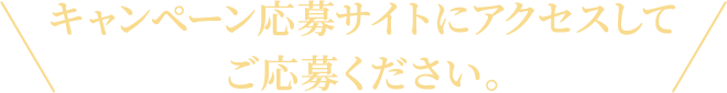 キャンペーン応募サイトにアクセスしてご応募ください。