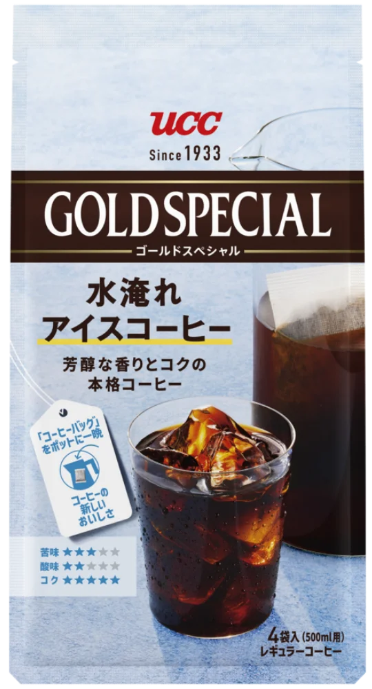 ゴールドスペシャルコーヒーバッグ 水淹れアイスコーヒー 4Pの商品写真