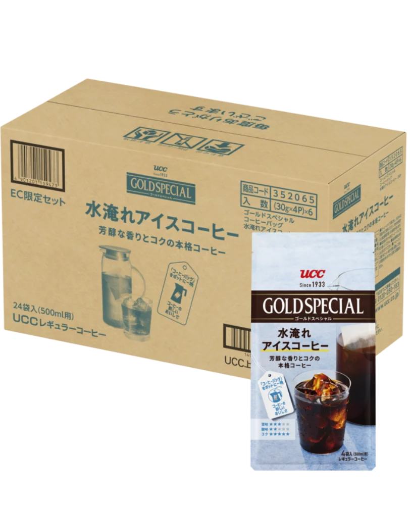ゴールドスペシャルコーヒーバッグ 水淹れアイスコーヒー 24pの商品写真