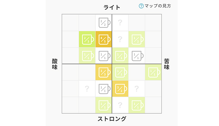 ▲「My COFFEE マップ」