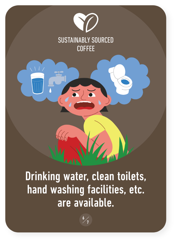Drinking water, clean toilets, hand washing facilities, etc. are available.