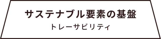 UCCグループのサステナブルなコーヒー調達のための３つのサステナブル基盤（トレーサビリティ）