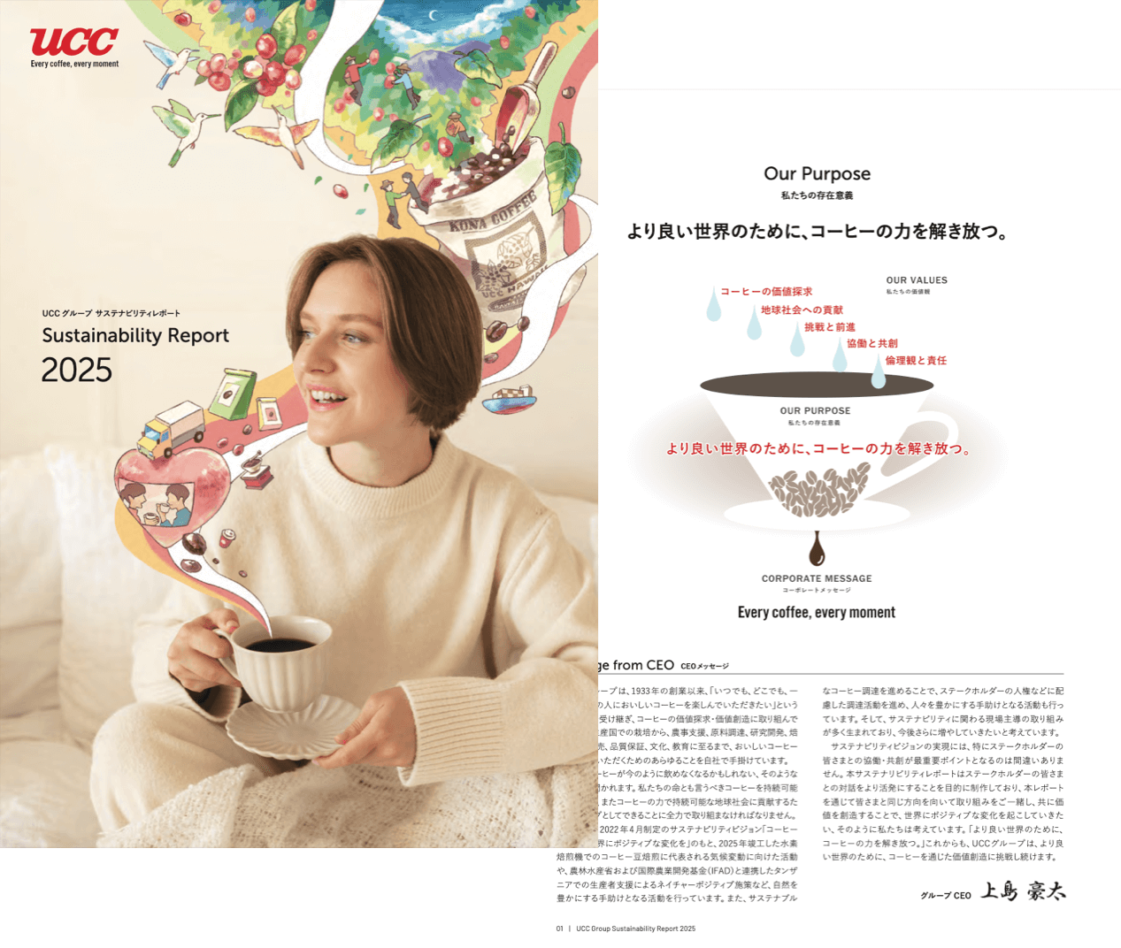UCCグループ サステナビリティレポート Sustainability Report 2025