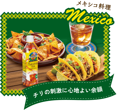 メキシコ料理 チリの刺激に心地よい余韻