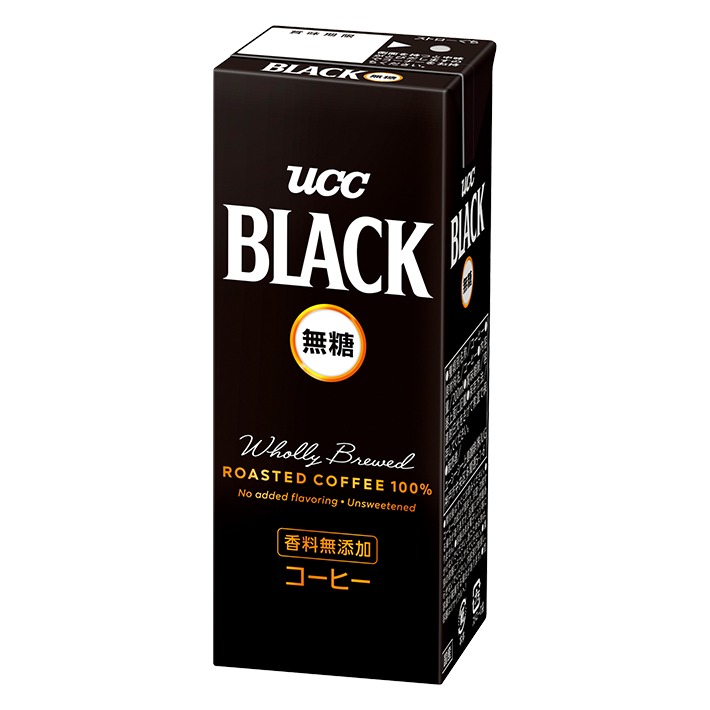 BLACK無糖 紙パック200ml | コーヒーはUCC上島珈琲