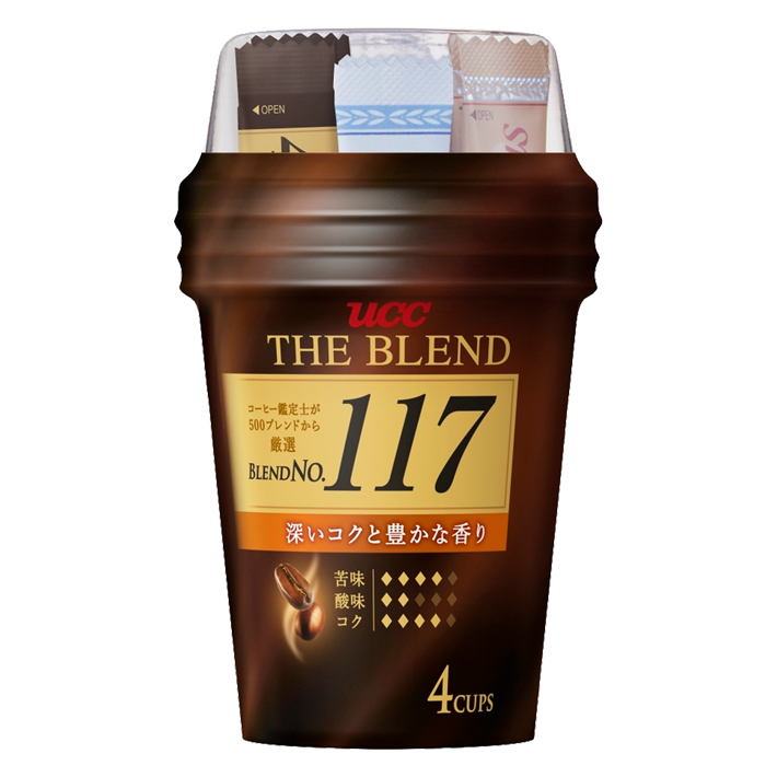 カップコーヒー ザ・ブレンド 117 4P | コーヒーはUCC上島珈琲