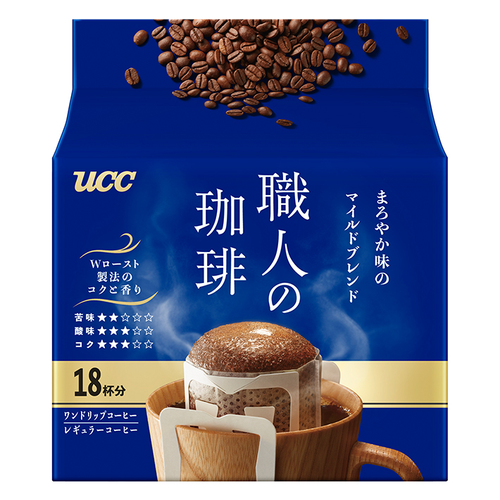 職人の珈琲 ドリップコーヒーまろやか味のマイルドブレンド 18p コーヒーはucc上島珈琲