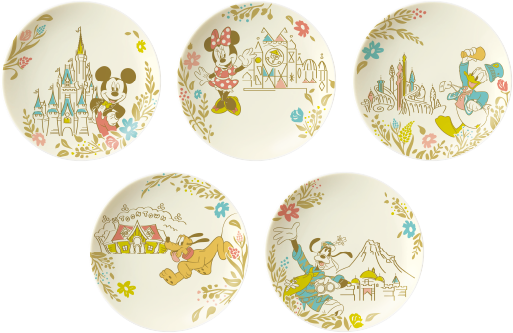 UCCオリジナル 東京ディズニーリゾート®小皿セット(5枚)